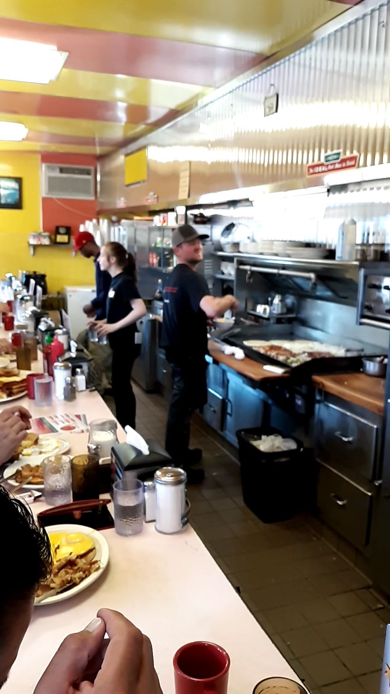 Just a Dozen Stools and a Hot Flat Top