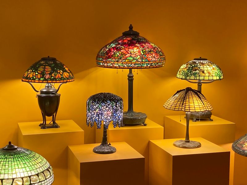 Lamps, Leaded Glass, and Iridescent Color Lamps, Leaded Glass, and Iridescent Color