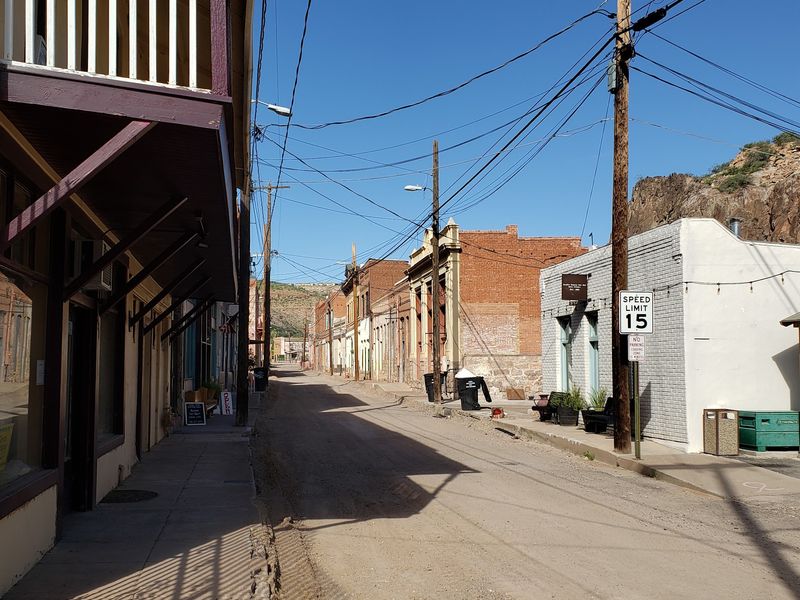 Old Brick Streets and Historic Storefronts Old Brick Streets and Historic Storefronts