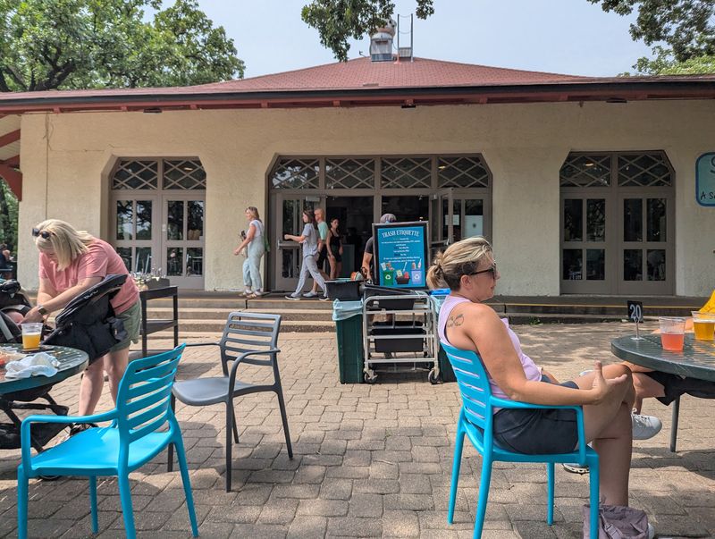Patio Tables, Beer, And Live Music