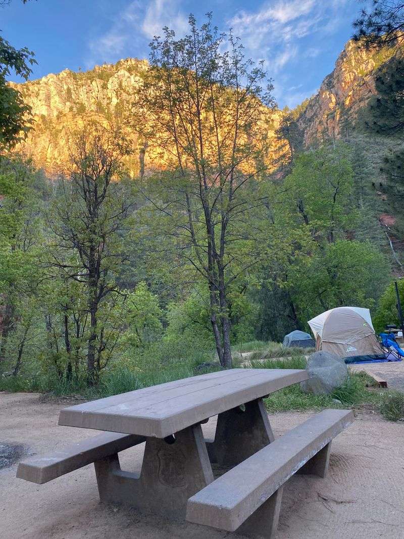 Pine Flat Campground, Oak Creek Canyon, Sedona