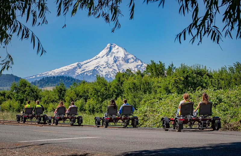 Rail Bikes Steal The Show