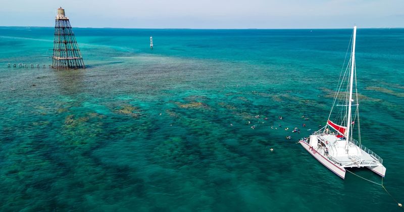 Reaching the principal reef sites usually requires a boat