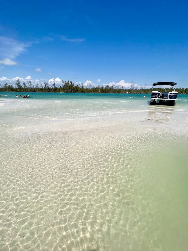 Shallow Turquoise Water and Sand Bars