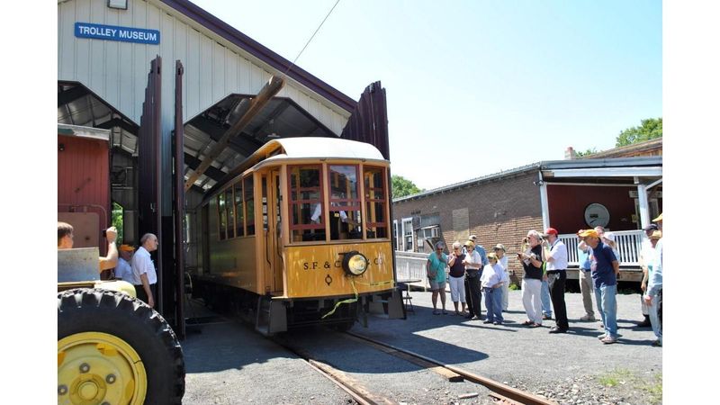 Shelburne Falls Trolley Museum, Shelburne Falls, Massachusetts Shelburne Falls Trolley Museum, Shelburne Falls, Massachusetts