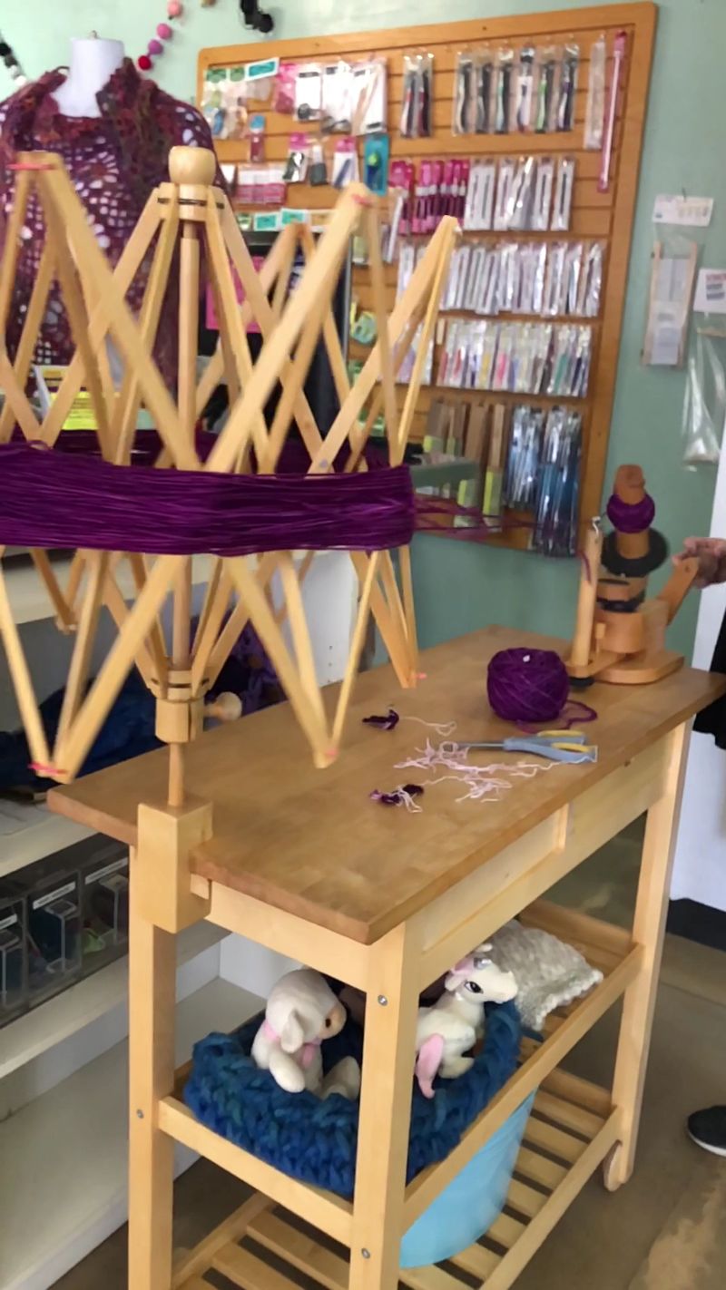 Spinning Wheels And Raw Fiber