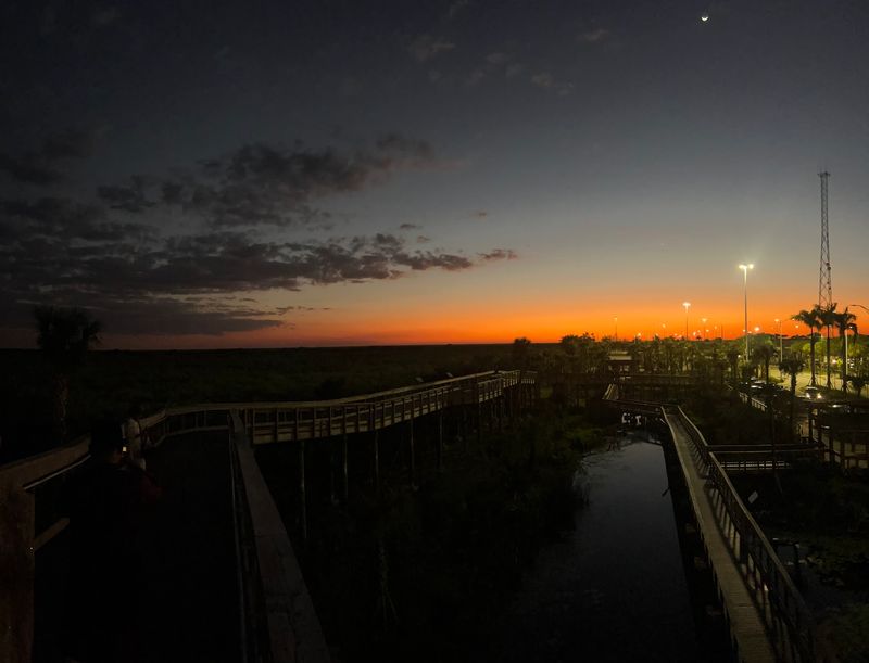 Sunset Over the Wetlands