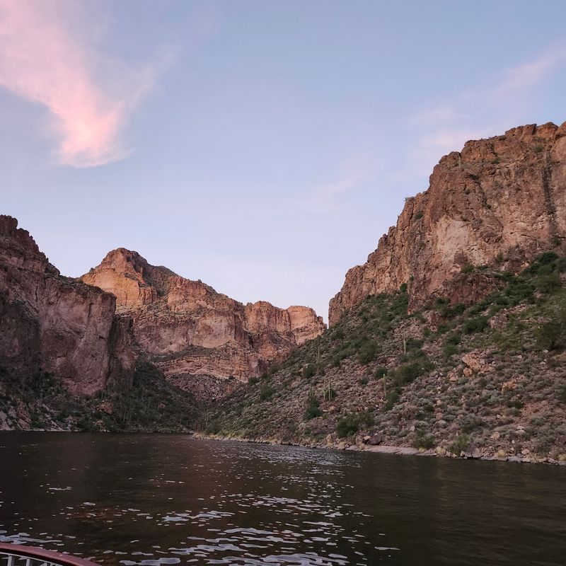 Sunset Skies And Starlight On The Water