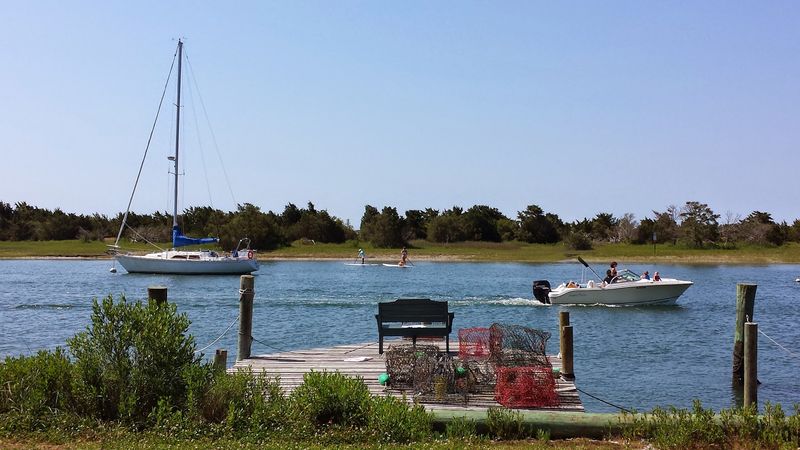 Taylor Creek and the Beaufort Waterfront, Beaufort, North Carolina
