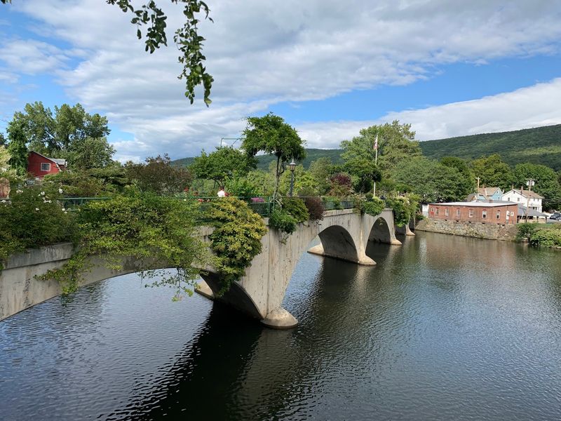 The Bridge of Flowers, Shelburne Falls, Massachusetts The Bridge of Flowers, Shelburne Falls, Massachusetts