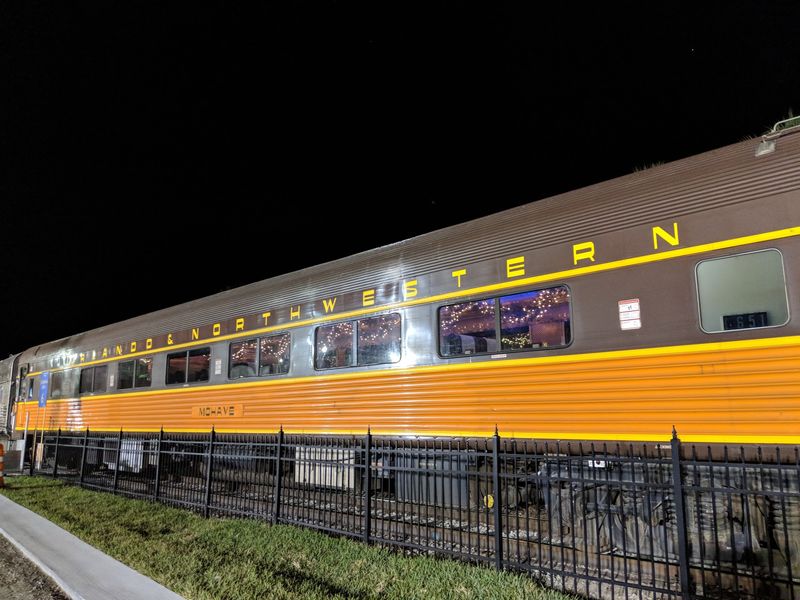 The Countryside Rolls Past After Dark