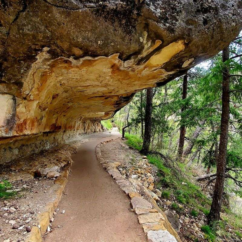 The Easier Rim Trail Option