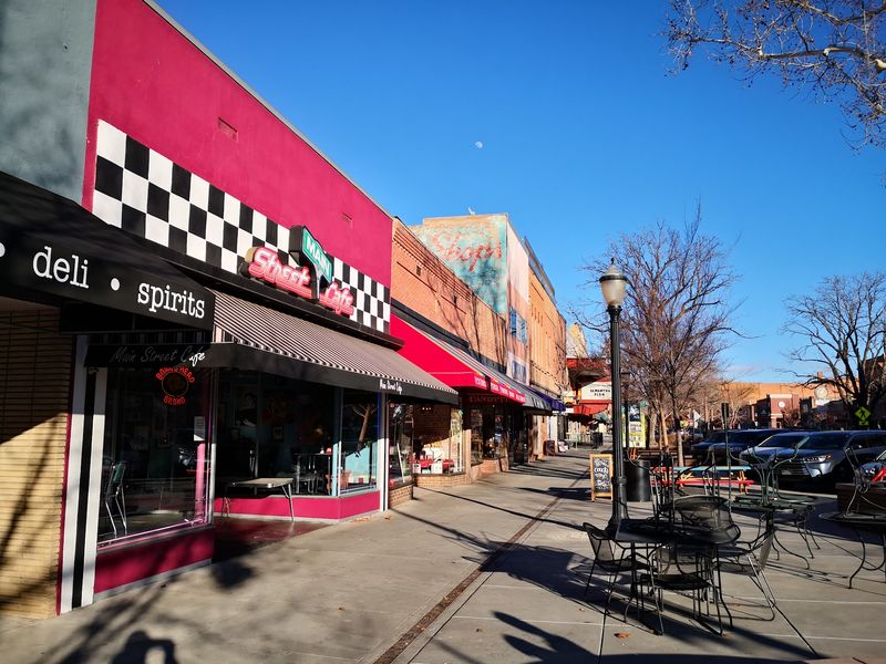 The Walkable Downtown Along Main Street