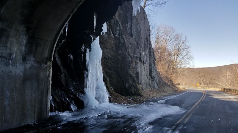 Watching Cars Roll Through Mary's Rock Tunnel Watching Cars Roll Through Mary's Rock Tunnel