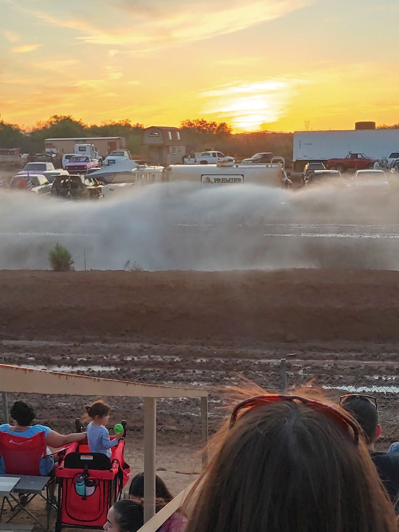 Watching The Crew Prep The Clay Watching The Crew Prep The Clay
