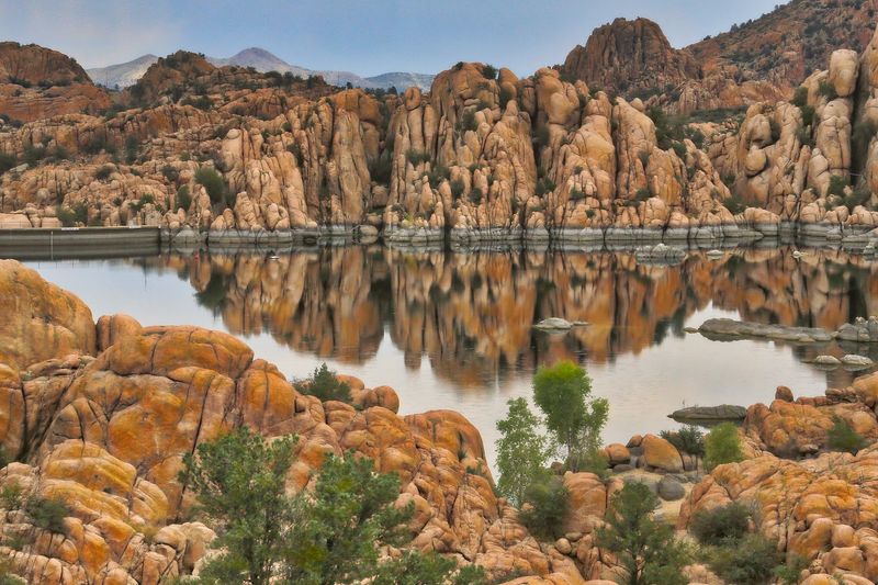 Watson Lake And Its Granite Boulders