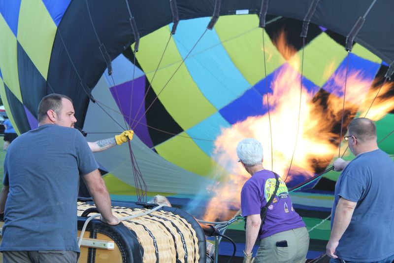 Weather can determine whether balloons appear Weather can determine whether balloons appear