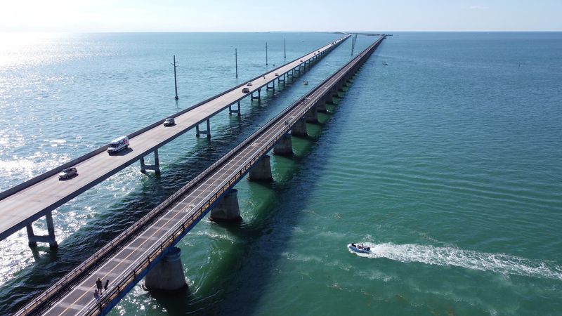 A Highway Floating Between Two Keys