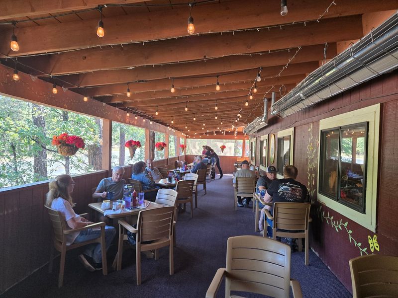 A Log Cabin Cafe on White Mountain Boulevard A Log Cabin Cafe on White Mountain Boulevard