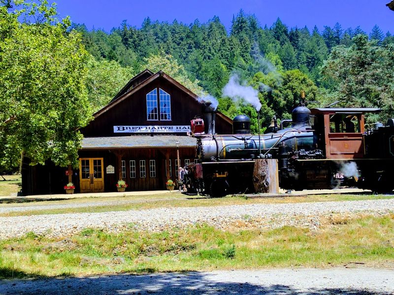 A Station Tucked Into the Felton Redwoods