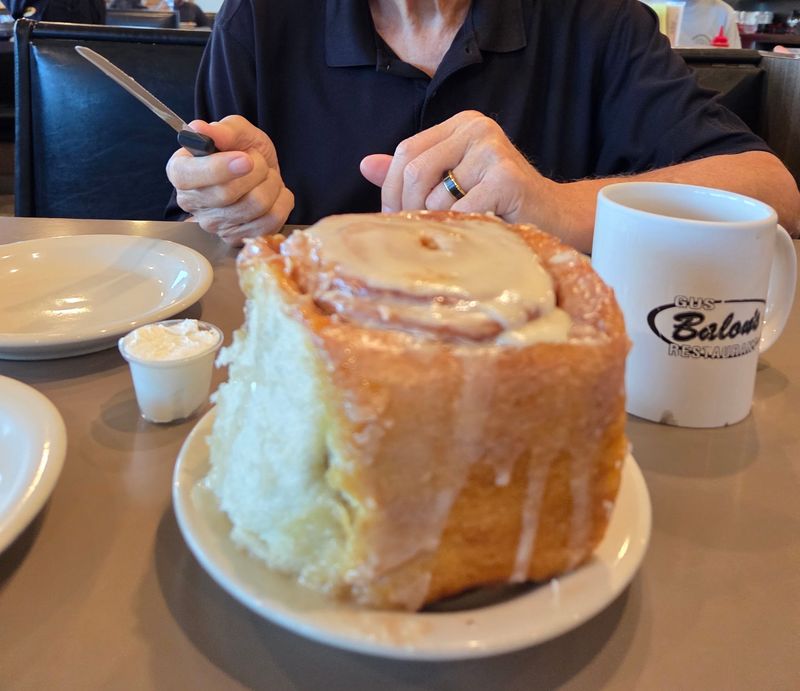 Cinnamon Rolls Big Enough to Feed the Whole Table