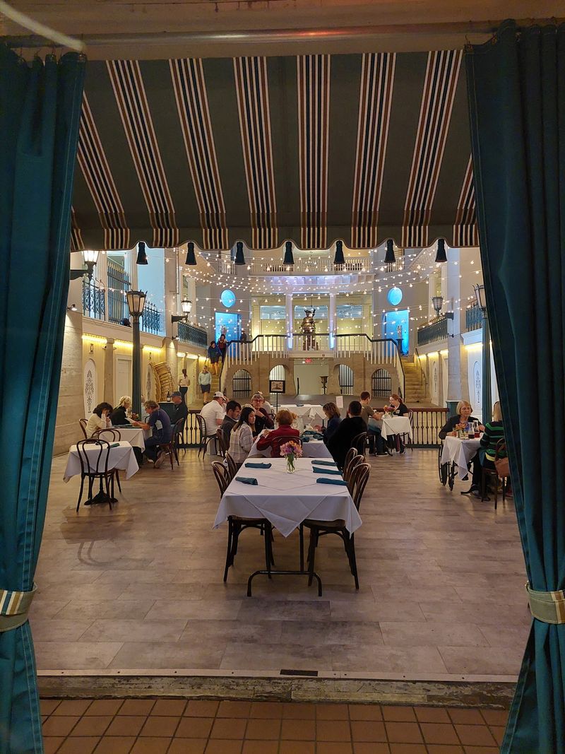 From Grand Pool to Dining Room From Grand Pool to Dining Room