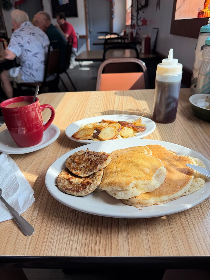 Giant Pancakes and Sausage Patties