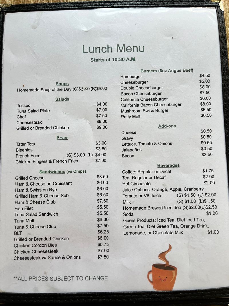 Homemade Soups and Lunch Options