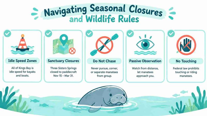 Let the manatee determine the distance Let the manatee determine the distance