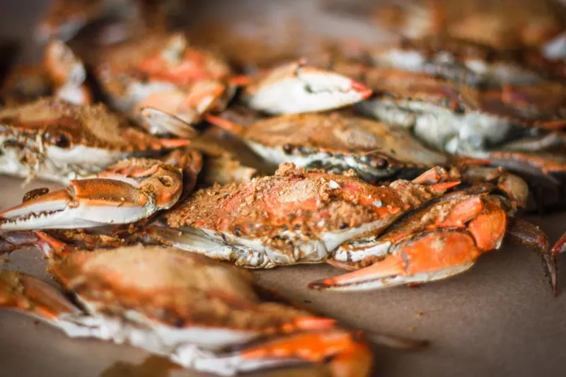Let the restaurant identify the crab you are ordering Let the restaurant identify the crab you are ordering