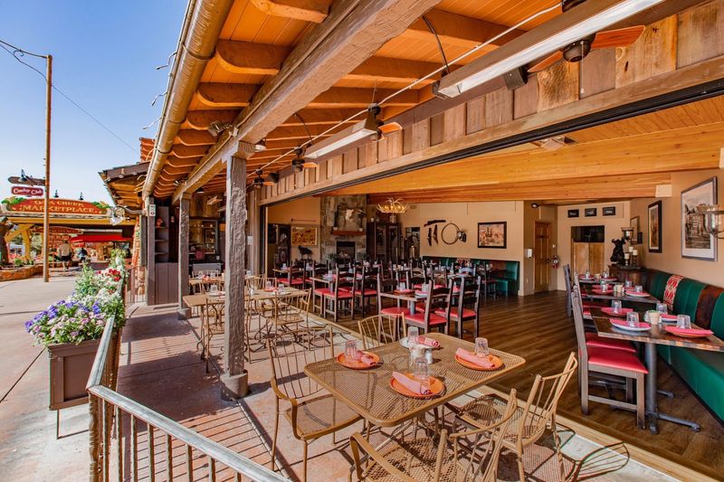 Patio Seating With Red Rock Views