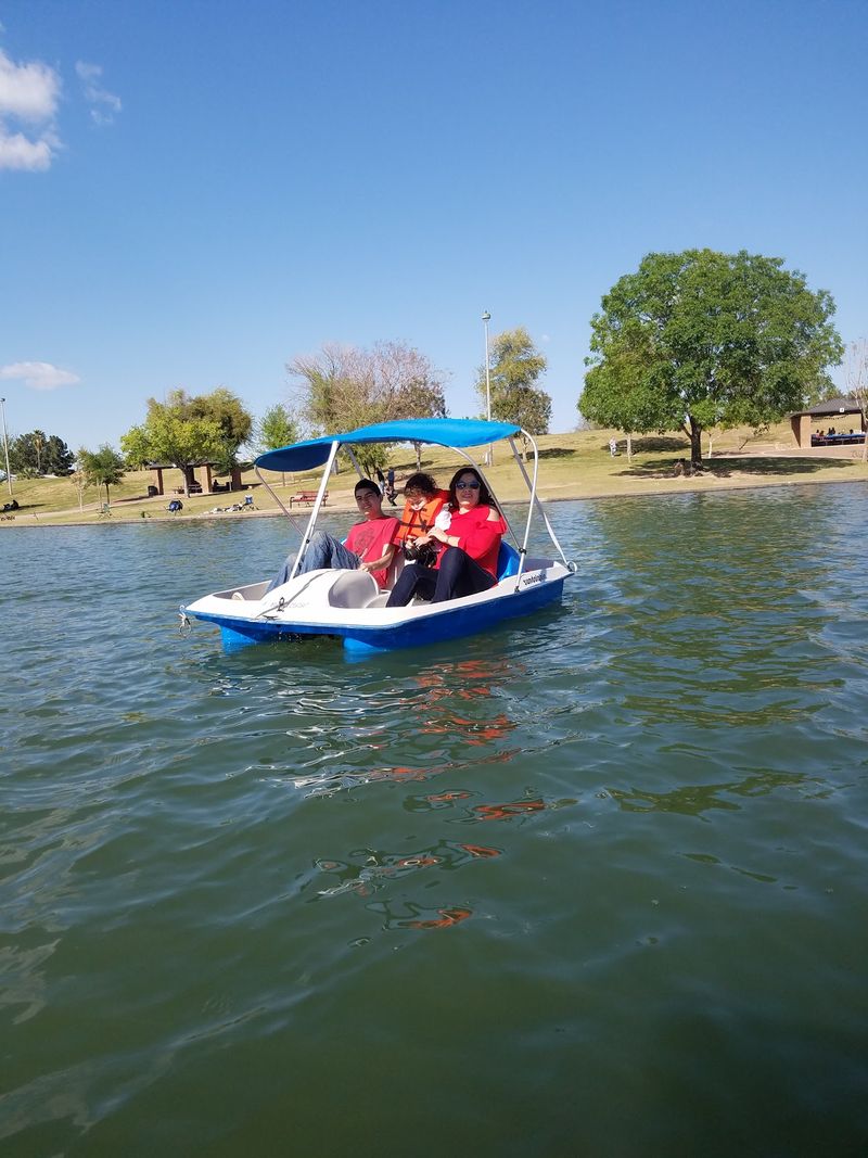 Pedal Boats and a Lake Made for Lingering