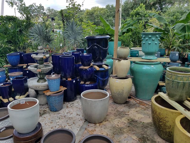 Pots, Fountains, and a Bird Bath or Two