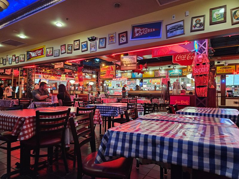 Retro Decor, a DJ and a Huge Dining Room Retro Decor, a DJ and a Huge Dining Room