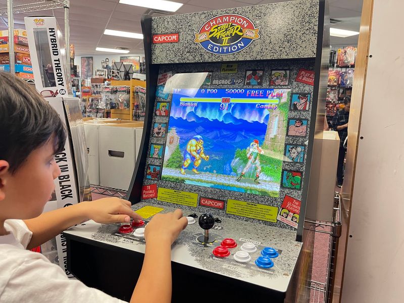 Retro Video Games and a Gaming Area to Match Retro Video Games and a Gaming Area to Match