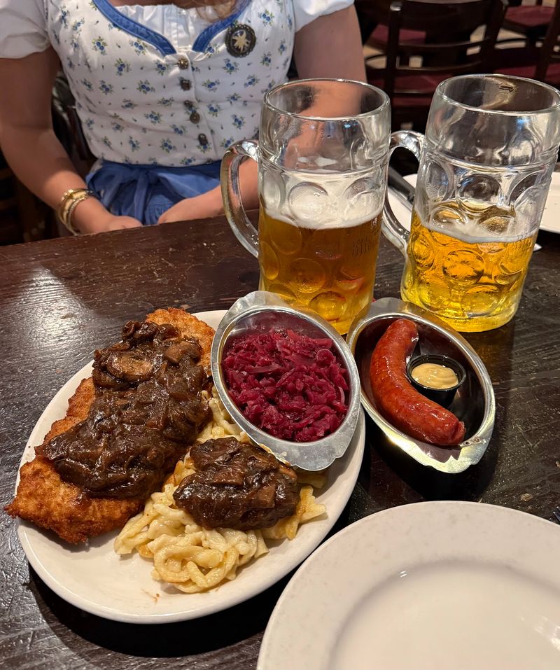 Schnitzel and Wurst That Anchor the Menu Schnitzel and Wurst That Anchor the Menu