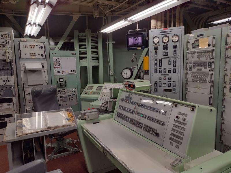 The Control Room Where Officers Kept Watch The Control Room Where Officers Kept Watch