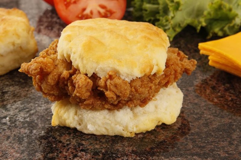 The Famous Fried Chicken Biscuit The Famous Fried Chicken Biscuit