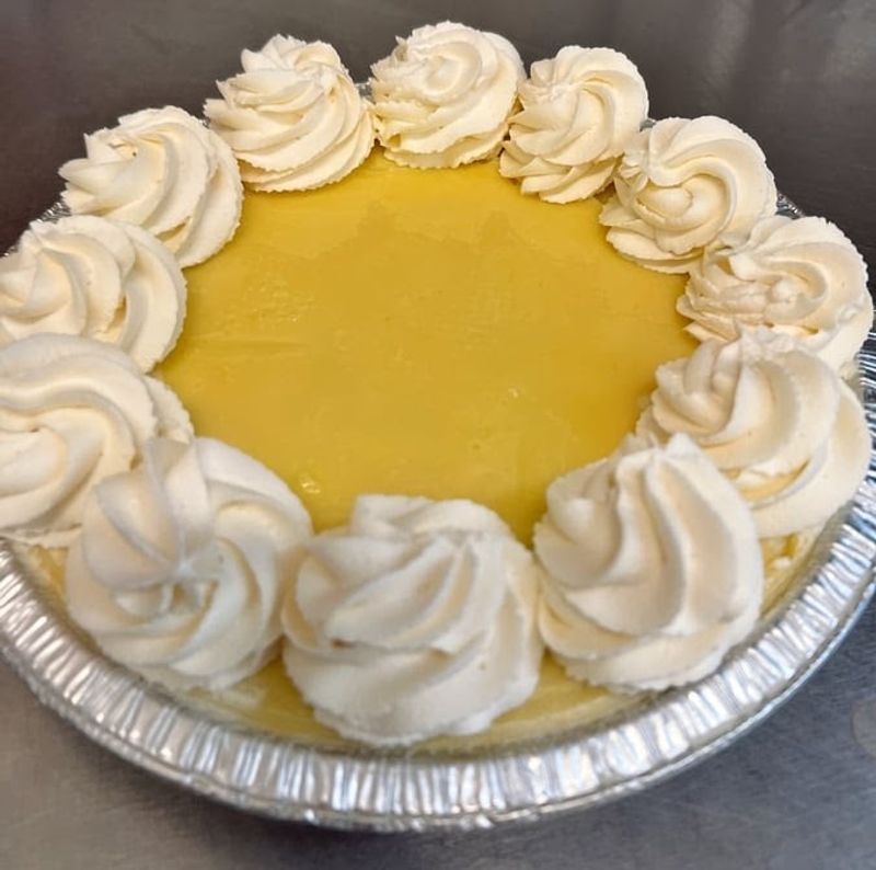 The Key Lime Pie With a Surprise Underneath The Key Lime Pie With a Surprise Underneath