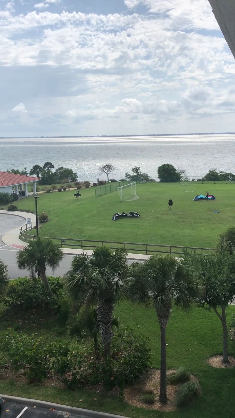 The Soccer Field Right Along the Water