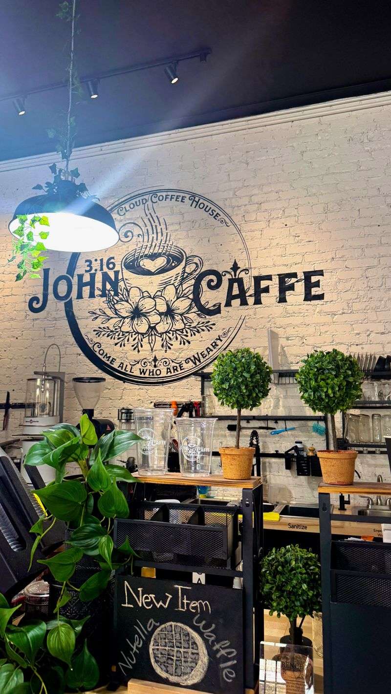 The café’s stated Christian identity
