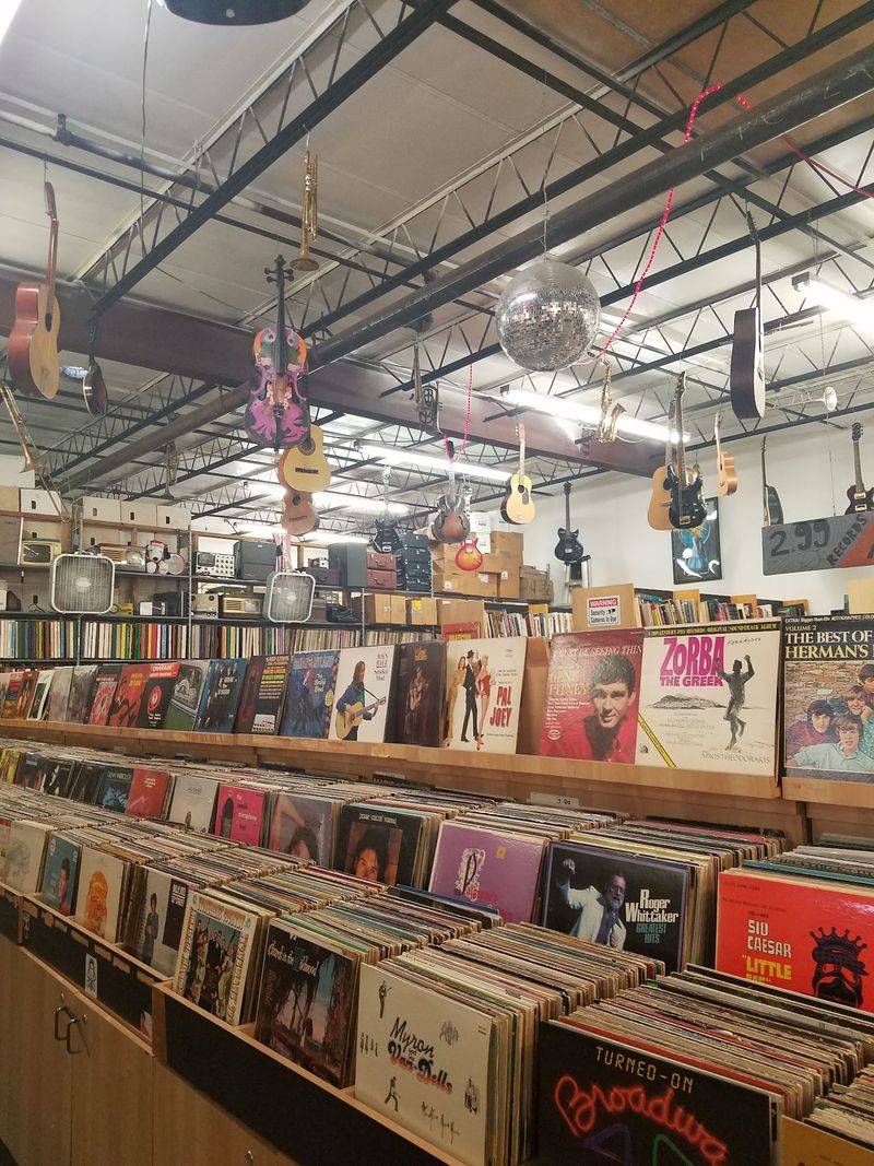 A Back Wall Full of Music History