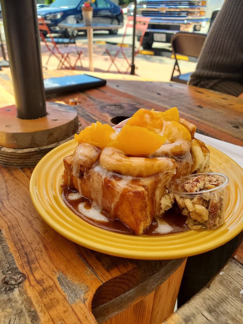 A Cinnamon Roll Stop on East Main Street A Cinnamon Roll Stop on East Main Street