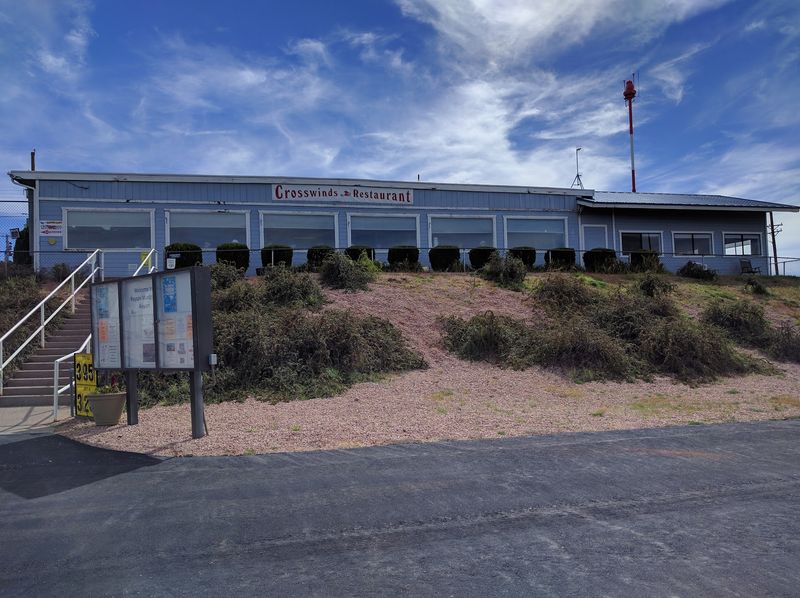 A Diner Parked Beside the Runway