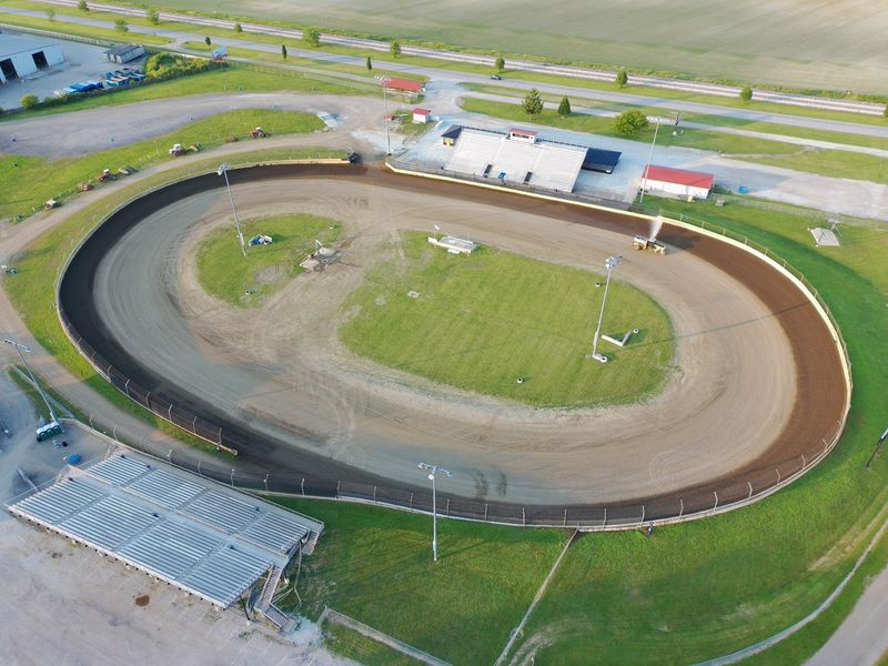 A Dirt Oval on Davis Road A Dirt Oval on Davis Road