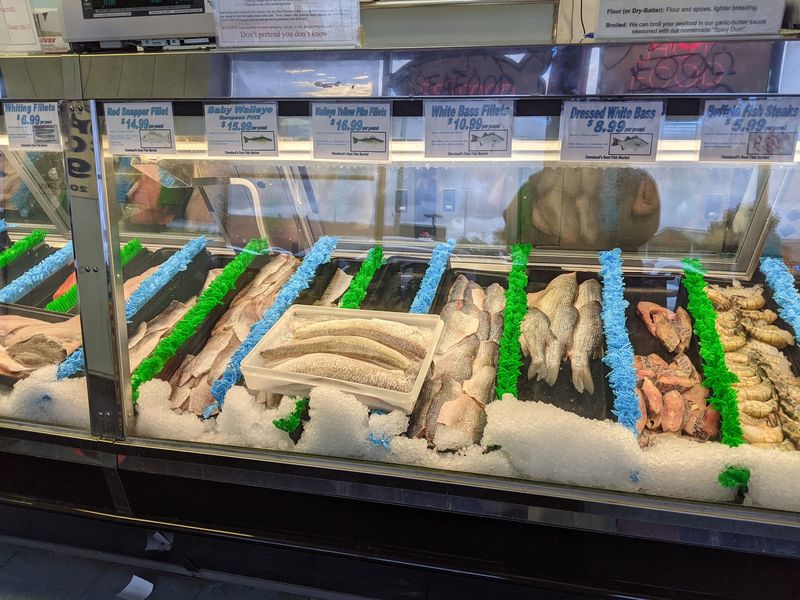 A Fish Counter in the Southgate Shopping Area A Fish Counter in the Southgate Shopping Area