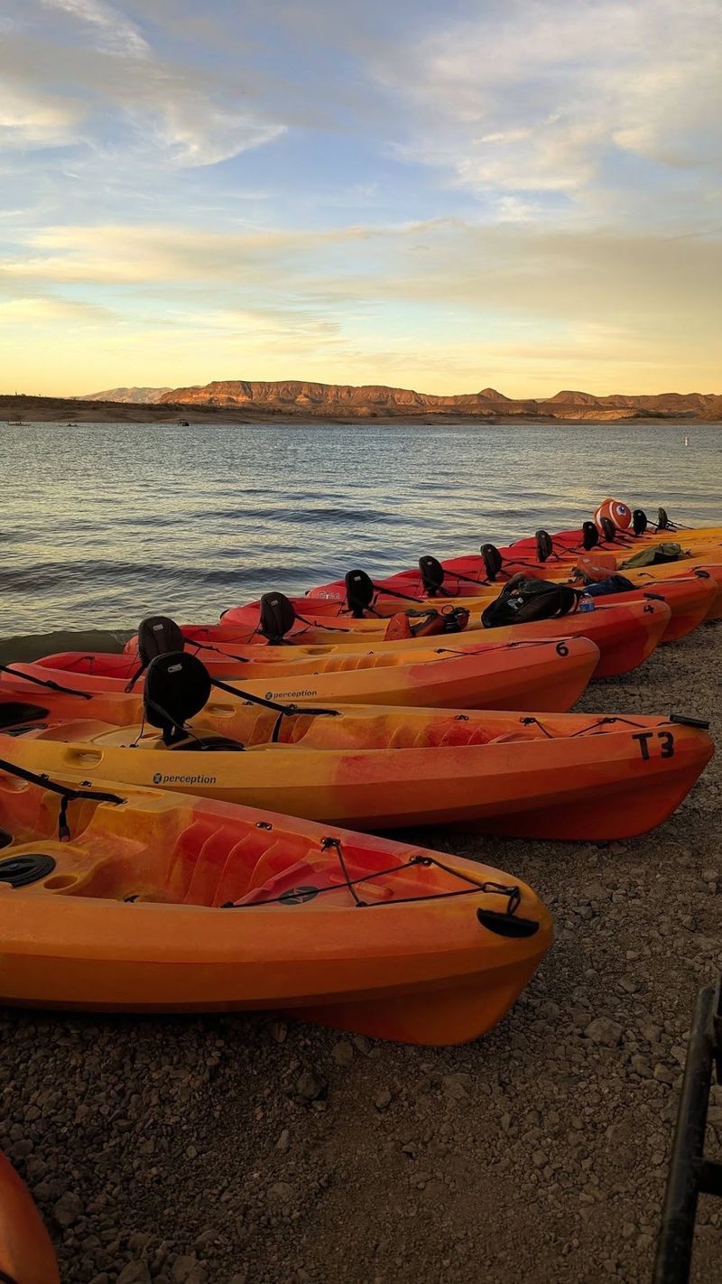 A Kayak Outfit on the Quiet Side of Lake Pleasant A Kayak Outfit on the Quiet Side of Lake Pleasant
