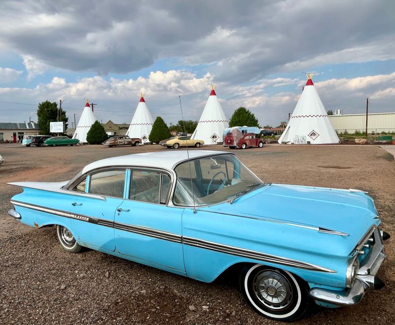 A Parking Lot Straight Out of 1955