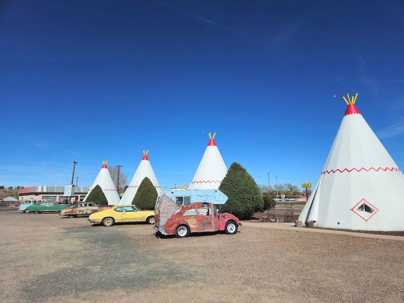 A Tepee Village on West Hopi Drive