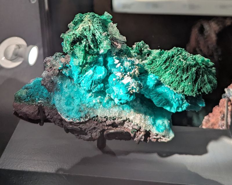 Blue, Green, and Copper Gold
